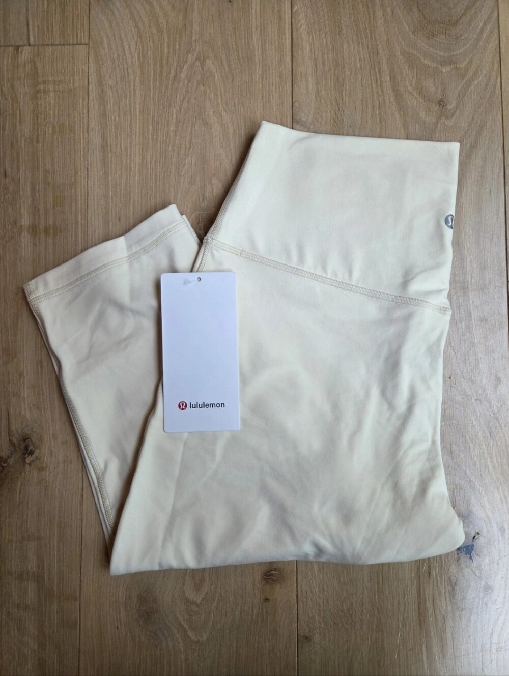 Lululemon Align High-Rise Crop 17" Size 12 Butter Cream